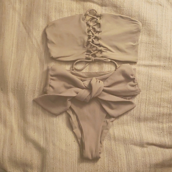 Strange Bikini Top & Bottom Set - Picture 1 of 3